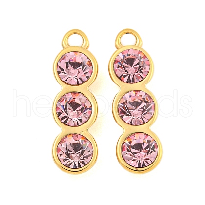 304 Stainless Steel Pendants STAS-L080-023G-02-1