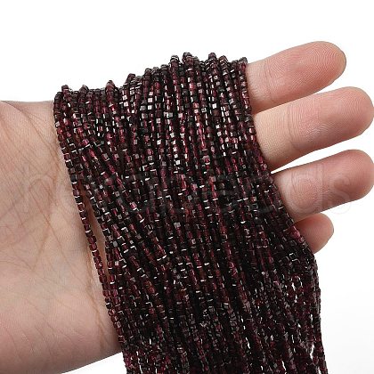 Natural Garnet Beads Strands G-RM25319-A02-2x2mm-1