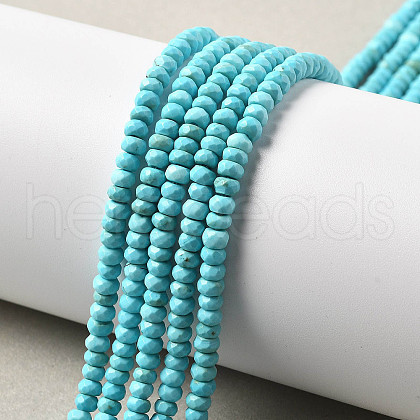 Natural Howlite Beads Strands G-K394-A01-4x2mm-1