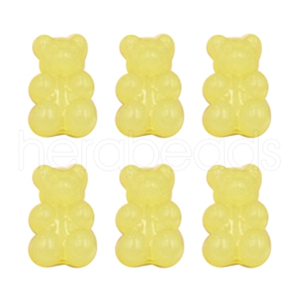 Imitation Jelly Acrylic Beads HJEW-TAC0007-03G-1