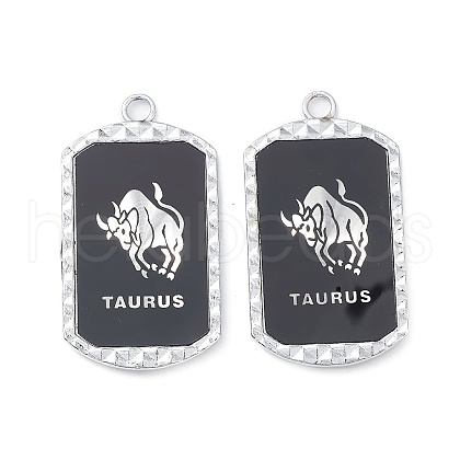 Alloy Twelve Constellations Series Big Pendants PALLOY-O107-01P-04-1
