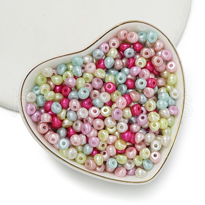 Acrylic Imitation Pearl Beads OACR-D300-01I-1