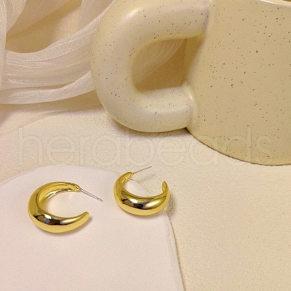 Ring Alloy Stud Earrings WG64463-24-1
