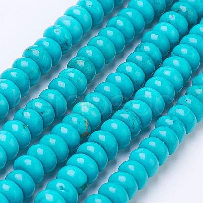 Natural Magnesite Bead Strands G-P286-05-6mm-1