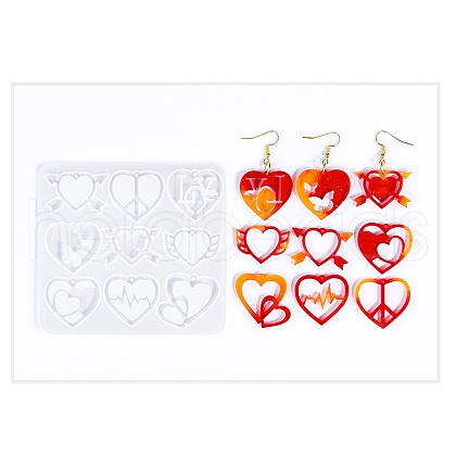 Easter DIY Pendant Molds AJEW-U023-03B-1
