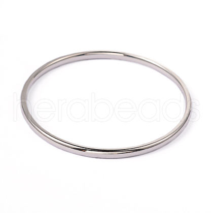 304 Stainless Steel Bangles BJEW-M185-09P-1
