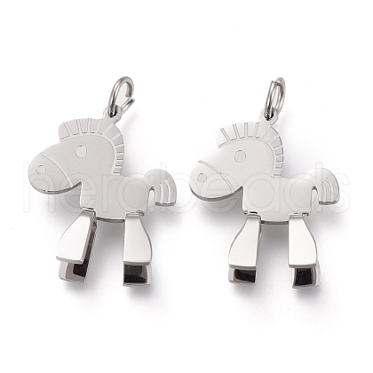 304 Stainless Steel Pendants STAS-H100-53P-1