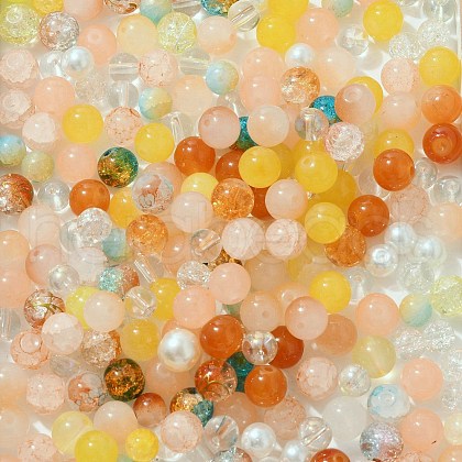 Mixed Style Glass Beads GLAA-XCP0012-02E-1