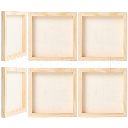 DIY Children Wood Decoration Clay Picture Frame WOOD-WH20008-07H-1