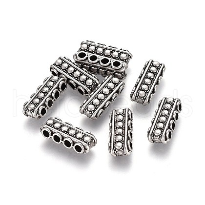 Tibetan Style Alloy Bead Spacer Bars TIBE-A16787-TAS-NR-1