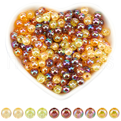 SOFPLATE Thanksgiving Day Themed Transparent Acrylic Beads MACR-SP0001-32A-1