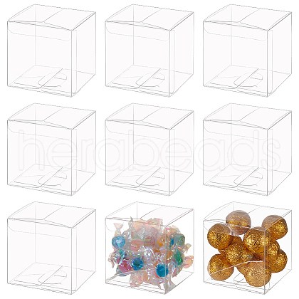 Transparent Plastic PVC Box Gift Packaging CON-WH0106-05-1