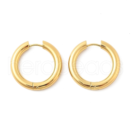 202 Stainless Steel Huggie Hoop Earrings EJEW-O087-08M-G-1