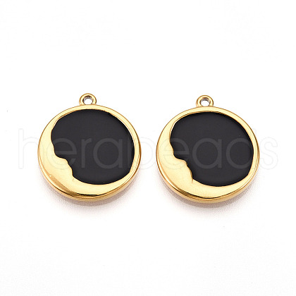 304 Stainless Steel Pendants STAS-N108-22B-G-1