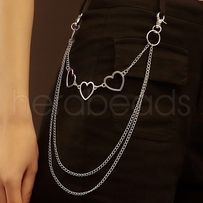 Iron 3 Layer Tassel Trousers Chains WG053FD-03-1