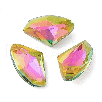 Glass Rhinestone Cabochons RGLA-L029-11B-VRLA-1