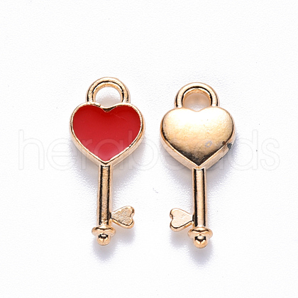 Alloy Enamel Pendants ENAM-S121-057C-1