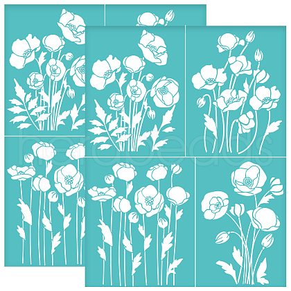 Self-Adhesive Silk Screen Printing Stencil DIY-WH0338-294-1
