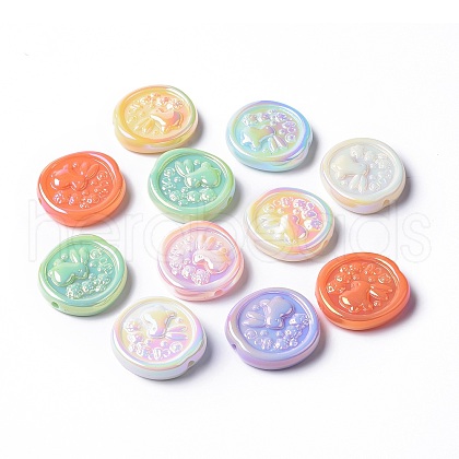 Opaque Acrylic Beads SACR-K004-07-1