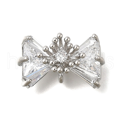 Brass Micro Pave Cubic Zirconia Pendants KK-U061-22P-1