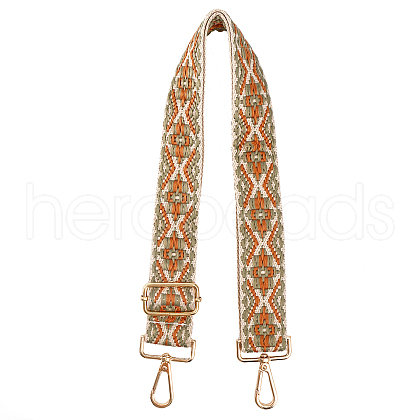 Adjustable Jacquard Weave Nylon Wide Bag Strap FIND-WH0133-16A-1