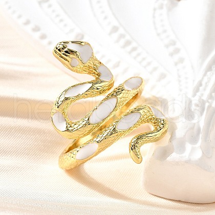 Brass Cuff Rings for Women RJEW-F181-02G-1