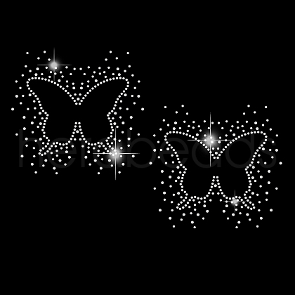Glass Hotfix Rhinestone DIY-WH0303-320-1