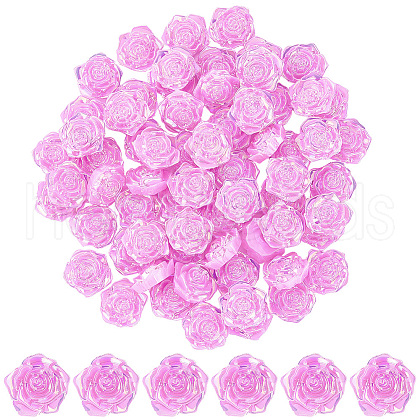 SOFPLATE 100Pcs Opaque ABS Plastic Cabochons KY-SP0001-16C-1