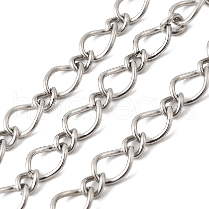 304 Stainless Steel Twist Link Chains CHS-C018-06P-1