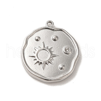 304 Stainless Steel Pendants STAS-L022-280P-1