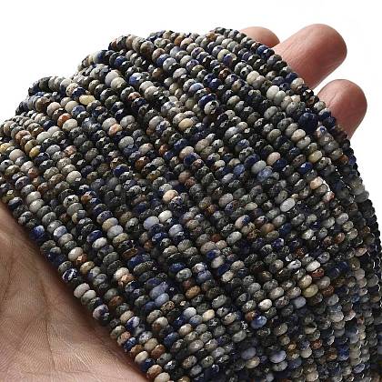 Natural Sodalite Beads Strands G-RM2025-D03-C-1