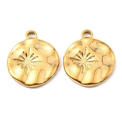 PVD Vacuum Plating 304 Stainless Steel Pendants STAS-F287-30G-1