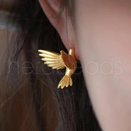Alloy Stud Earrings EJEW-D312-02MG-1