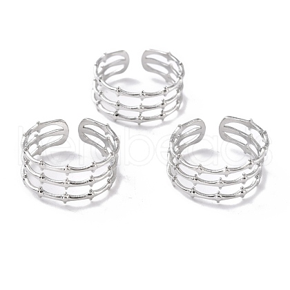 304 Stainless Steel Finger Rings RJEW-L102-12P-1