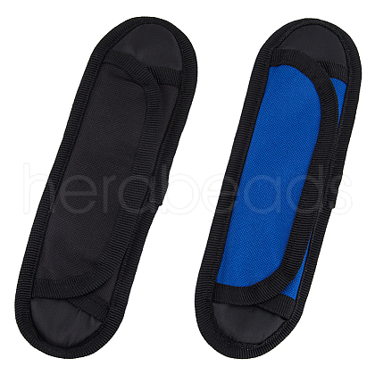 Gorgecraft 2Pcs 2 Colors Detachable Polyester Backpack Shoulder Strap Pad AJEW-GF0008-17-1