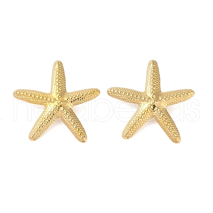 304 Stainless Steel Stud Earrings for Women EJEW-P289-01B-G-1