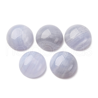 Natural Blue Lace Agate Cabochons G-O185-01A-02-1