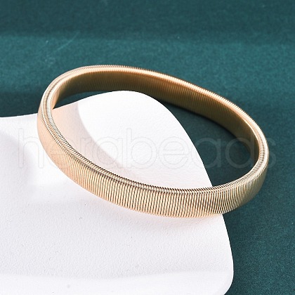 Iron Stretch Bracelets for Men Women BJEW-G741-01KCG-1