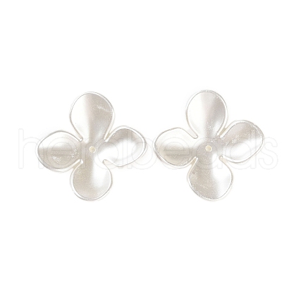 Opaque Acrylic Bead Caps OACR-S137-01-1