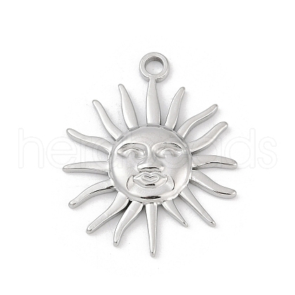 304 Stainless Steel Pendants STAS-D366-01H-P-1
