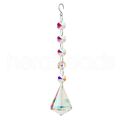 Clear AB Glass Pendant Decorations PW-WG12742-04-1