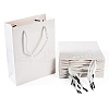 Folding Kraft Paper Gift Bags with Handle ABAG-TAC0014-03-2