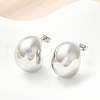 304 Stainless Steel Stud Earrings for Women EJEW-U051-01P-3