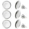 Beebeecraft 50Pcs 316 Surgical Stainless Steel Stud Earring Settings STAS-BBC0005-58C-1