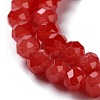 Baking Painted Imitation Jade Glass Bead Strands DGLA-A034-J4MM-A32-4