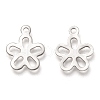 Non-Tarnish 201 Stainless Steel Charms STAS-C017-21P-2