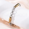 201 Stainless Steel Rolo Chain Bracelets BJEW-B078-169GP-4