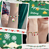 SOFPLATE Christmas Theme 1500Pcs 5 Colors Opaque Acrylic Beads MACR-SP0001-01A-01-5