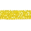 Transparent Electroplate Glass Beads Strands EGLA-A039-T4mm-B21-1
