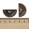 Walnut Wood Pendants WOOD-A025-03-3